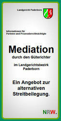Bild mit Informationen über Mediation